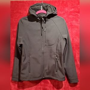 Full zip women hoodie with zipped pockets